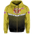Hawaii Polynesian Zipper Hoodie Yellow Mix Style - Polynesian Pride