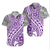 Hawaiian Traditional Polynesian Tribal Tattoo Retro Matching Dress and Hawaiian Shirt Purple LT9 - Polynesian Pride