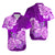 Polynesian Flower Tribal Matching Dress and Hawaiian Shirt Purple LT9 No Dress Purple - Polynesian Pride