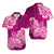 Polynesian Flower Tribal Matching Dress and Hawaiian Shirt Pink LT9 - Polynesian Pride