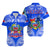 Toa Samoa Polynesian Rugby Hawaiian Shirt Samoan Flag Blue Color LT9 Blue - Polynesian Pride