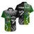 (Custom Personalised) Cook Islands Pattern and New Zealand Kiwi Hawaiian Shirt LT13 Unisex Black - Polynesian Pride