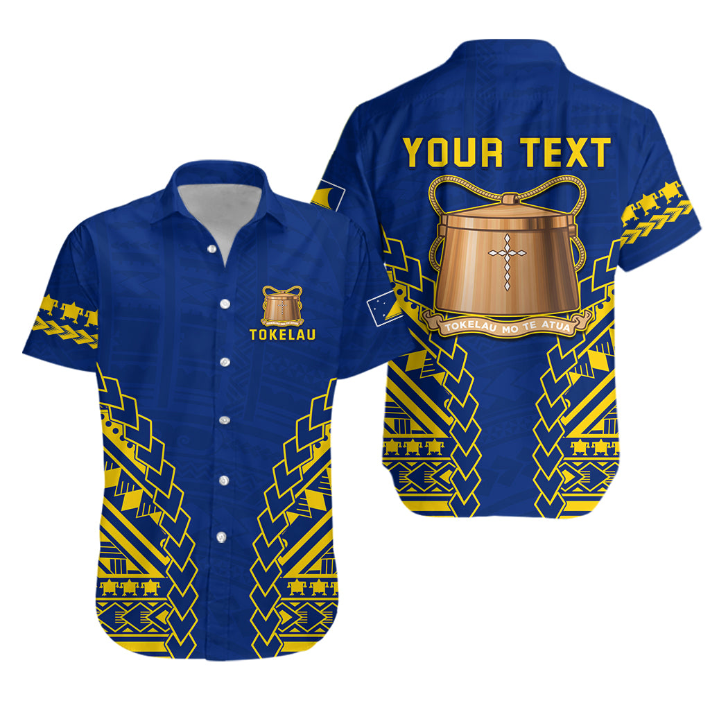 (Custom Personalised) Tokelau Polynesian Hawaiian Shirt LT13 Unisex Blue - Polynesian Pride