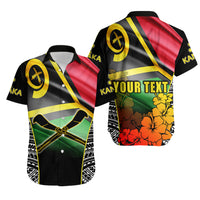 (Custom Personalised) South Sea Islanders Hawaiian Shirt Kanaka LT6 Unisex Black - Polynesian Pride