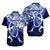 (Custom Personalised) Manu Samoa Rugby Hawaiian Shirt Dab Trend Creative Unisex Blue - Polynesian Pride
