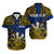 (Custom Personalised) Niue Uga Hawaiian Shirt Tribal Patterns Blue Style LT6 Blue - Polynesian Pride