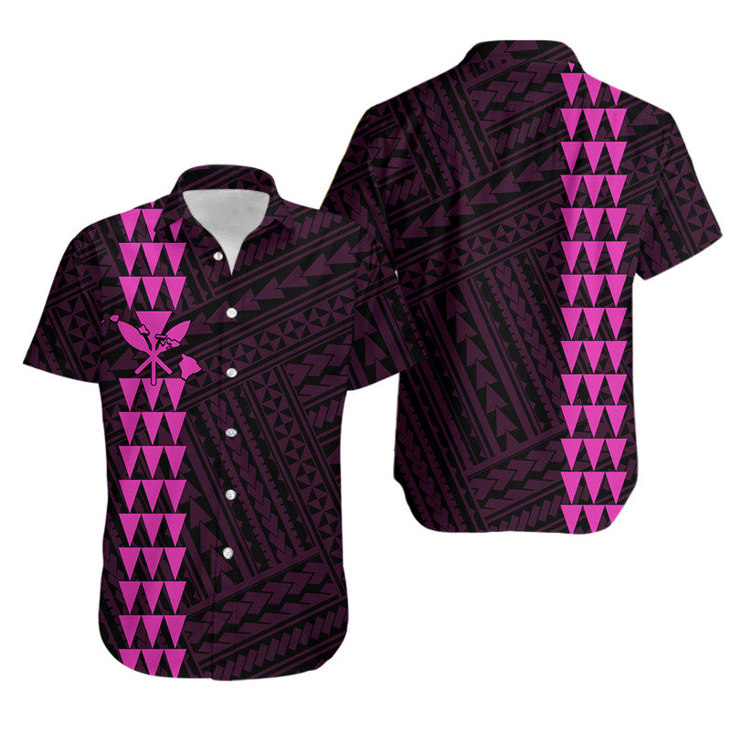 Hawaiian Kakau Matching Dress and Hawaiian Shirt Simple Style No.10 LT6 - Polynesian Pride