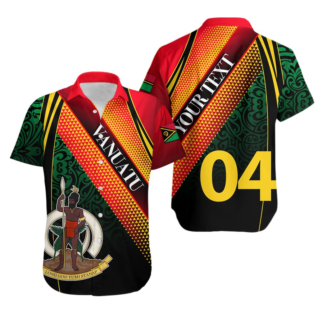 (Custom Personalised)Vanuatu Hawaiian Shirt Special Style Unisex Green - Polynesian Pride