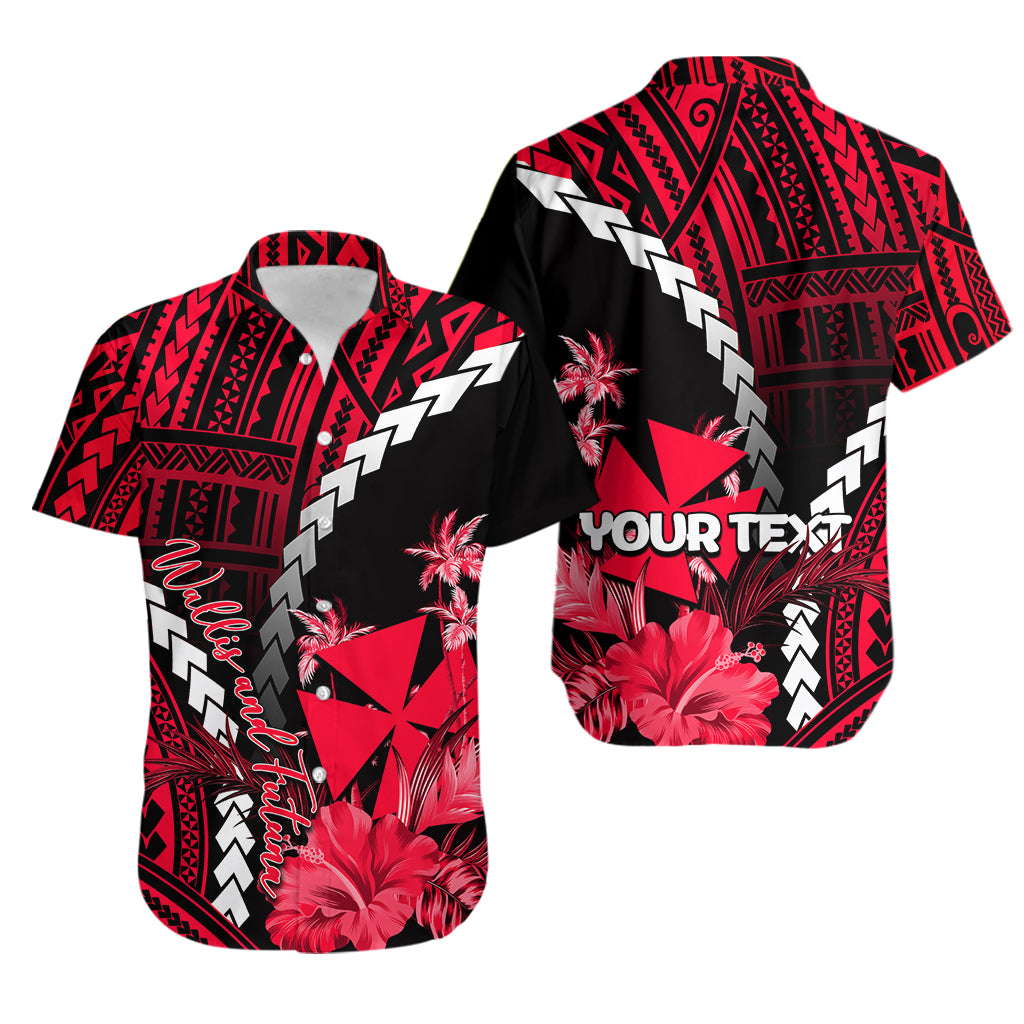 (Custom Personalised)Wallis and Futuna Hawaiian Shirt Polynesian Style Red Color LT6 Unisex Red - Polynesian Pride