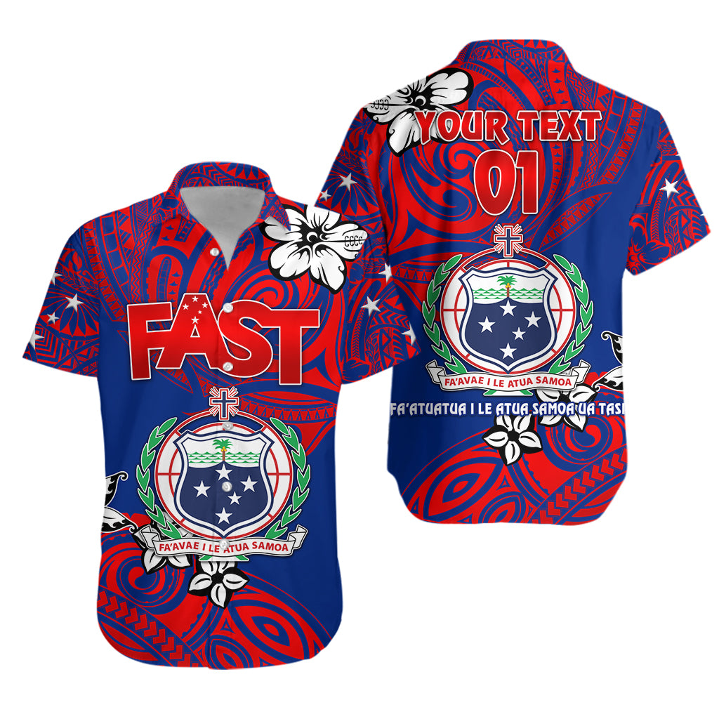 (Custom Personalised) Samoa FAST Party Hawaiian Shirt Unique Vibes LT8 - Polynesian Pride