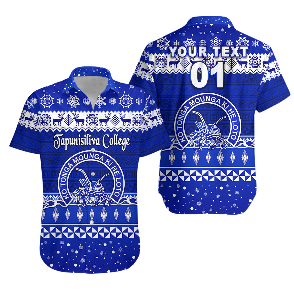 (Custom Personalised) Tapunisiliva College Christmas Hawaiian Shirt Simple Style LT8 - Polynesian Pride