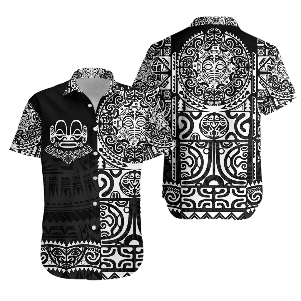 Marquesas Islands Hawaiian Shirt Marquesan Tattoo Unique Style - Black LT8 - Polynesian Pride