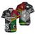 (Custom Personalised) Vanuatu And New Zealand Hawaiian Shirt Together - Black LT8 Unisex Red - Polynesian Pride