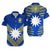 Nauru Polynesian Flag Hawaiian Shirt Creative Style - Blue LT8 Unisex Blue - Polynesian Pride