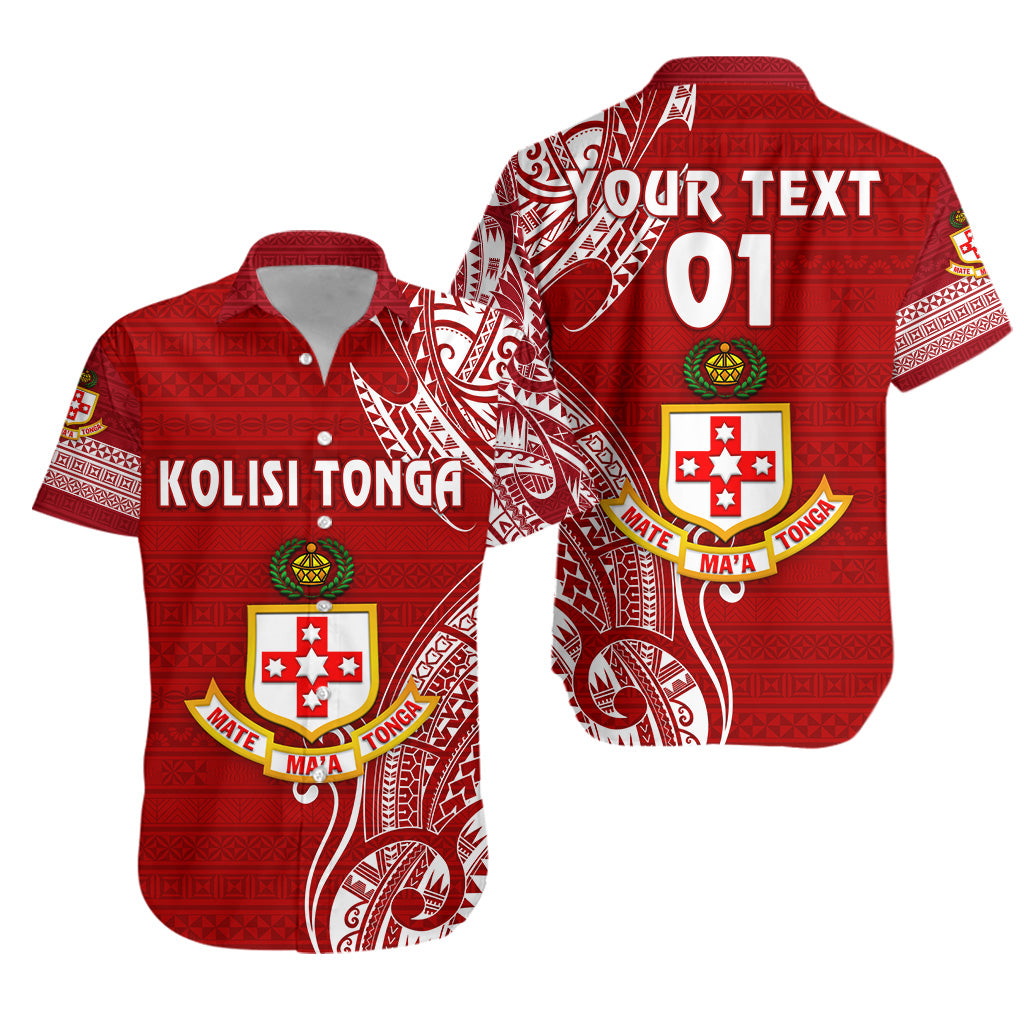 (Custom Personalised) Kolisi Tonga Mate Ma'a Tonga Hawaiian Shirt Original, Custom Text And Number LT8 Unisex Red - Polynesian Pride