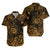 Hawaii Shaka Polynesian Matching Dress and Hawaiian Shirt Matching Couples Outfit Unique Style Gold LT8 - Polynesian Pride