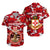Kolisi Tonga Hawaiian Shirt Mate Ma'a Tonga Camouflage Vibes Lion Ashburton Unisex Red - Polynesian Pride