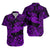 Hawaii Hammer Shark Polynesian Matching Dress and Hawaiian Shirt Matching Couples Outfit Unique Style Purple LT8 - Polynesian Pride