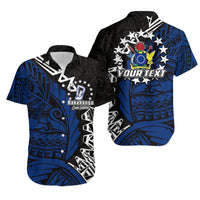 (Custom Personalised)Cook Islands Hawaiian Shirt Rakahanga Polynesian Style LT6 Unisex Blue - Polynesian Pride