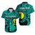 (Custom Personalised)New Caledonia Hawaiian Shirt Turquoise Color LT6 Unisex Green - Polynesian Pride