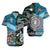 New Zealand Maori Aotearoa Fiji Tapa Together Hawaiian Shirt - Paua Shell LT8 Unisex Blue - Polynesian Pride