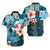 Custom Hawaiian Tribal Hammerhead Shark Tattoo Matching Hawaiian Shirt and Dress with Polynesian Hibiscus LT6 - Polynesian Pride