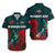 Maori Wairarapa Bush Rugby Hawaiian Shirt New Zealand Silver Fern Unisex Green - Polynesian Pride