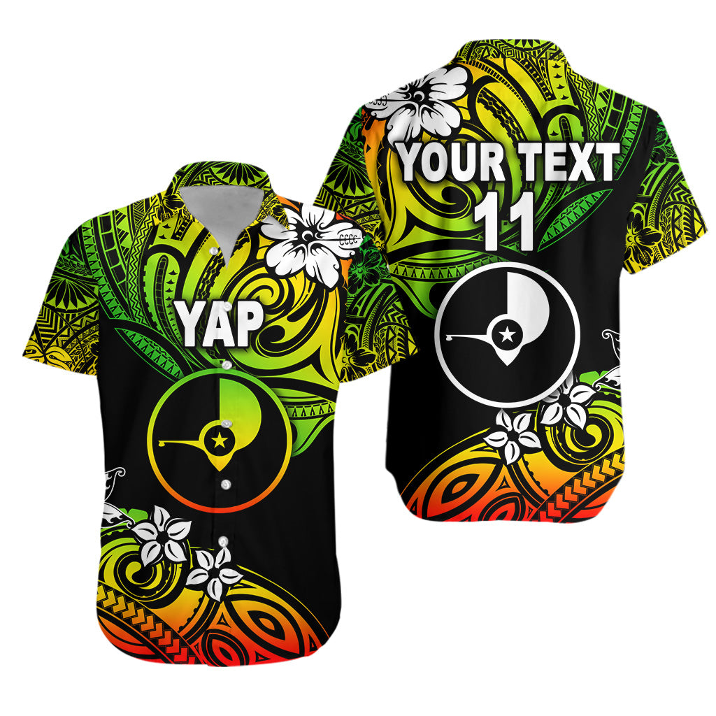 (Custom Personalised) FSM Yap Hawaiian Shirt Unique Vibes - Reggae LT8 Unisex Reggae - Polynesian Pride