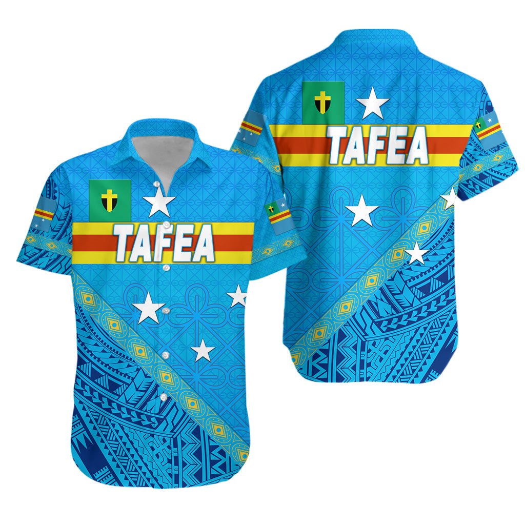 Tafea Province Hawaiian Shirt Vanuatu Pattern Unique Style LT8 Unisex Blue - Polynesian Pride