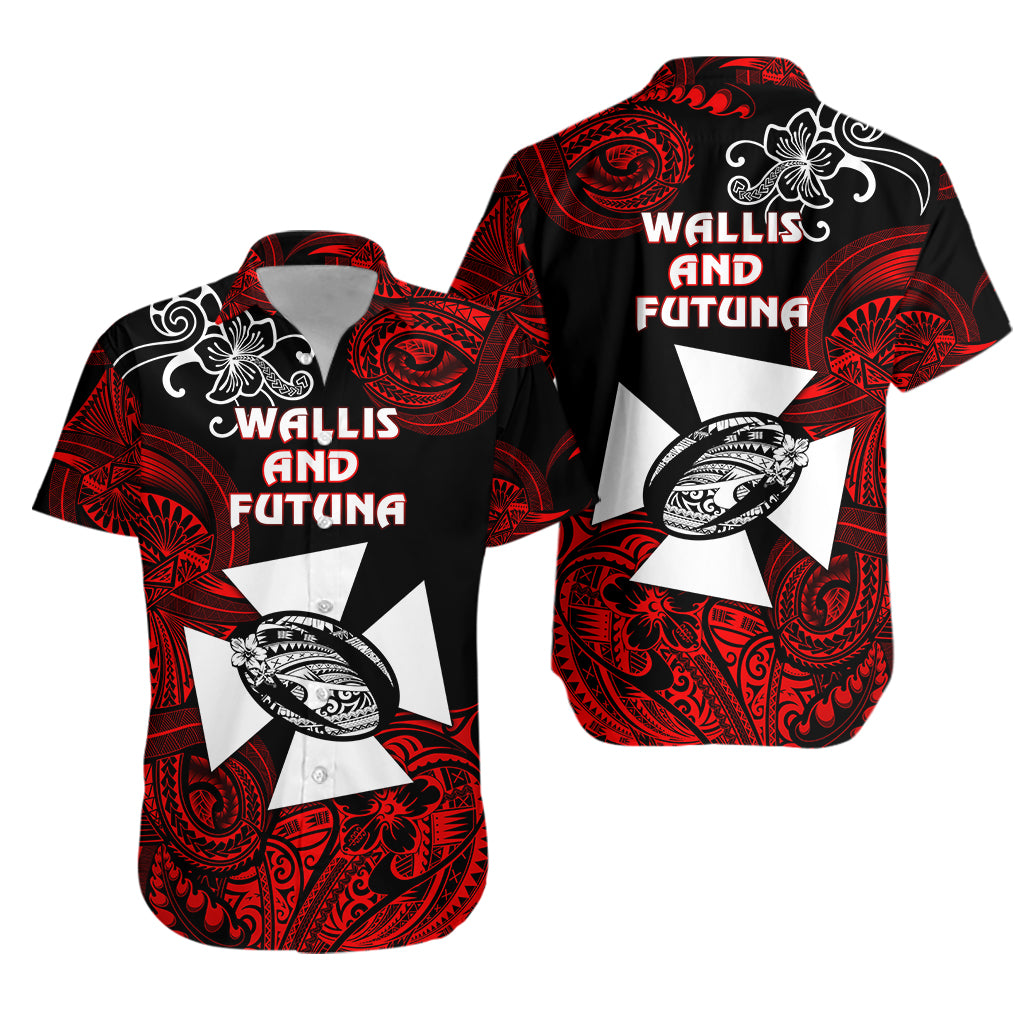 Wallis and Futuna Polynesian Hawaiian Shirt Unique Style - Red LT8 - Polynesian Pride