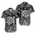 Hawaii Turtle Polynesian Matching Dress and Hawaiian Shirt Matching Couples Outfit Plumeria Flower Unique Style Black LT8 - Polynesian Pride