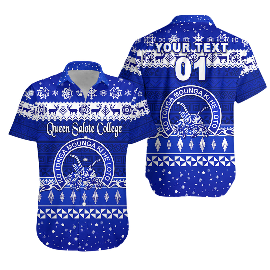 (Custom Personalised) Queen Salote College Christmas Hawaiian Shirt Simple Style LT8 - Polynesian Pride