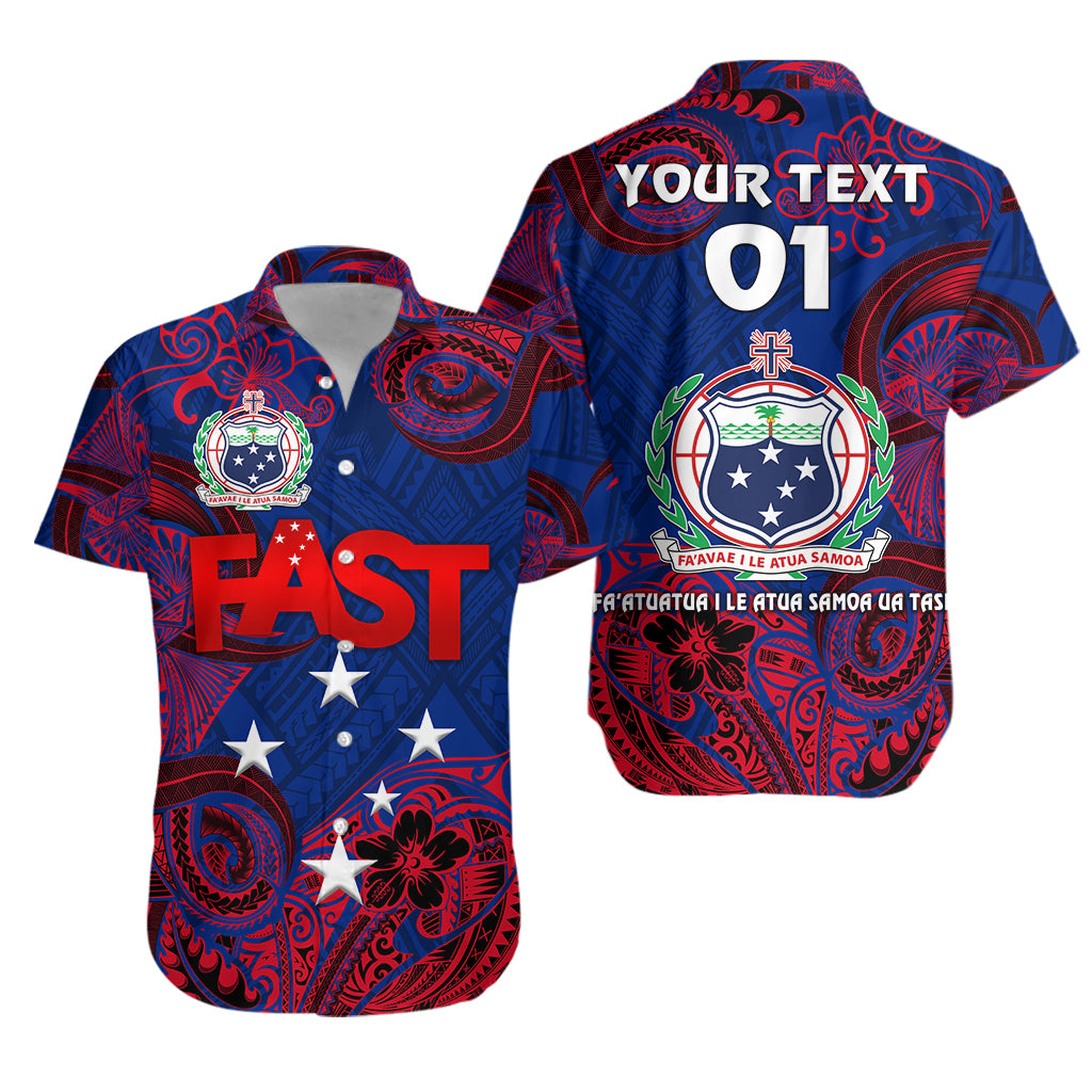 (Custom Personalised) Samoa FAST Party Hawaiian Shirt Unique Style - NO.2 LT8 - Polynesian Pride