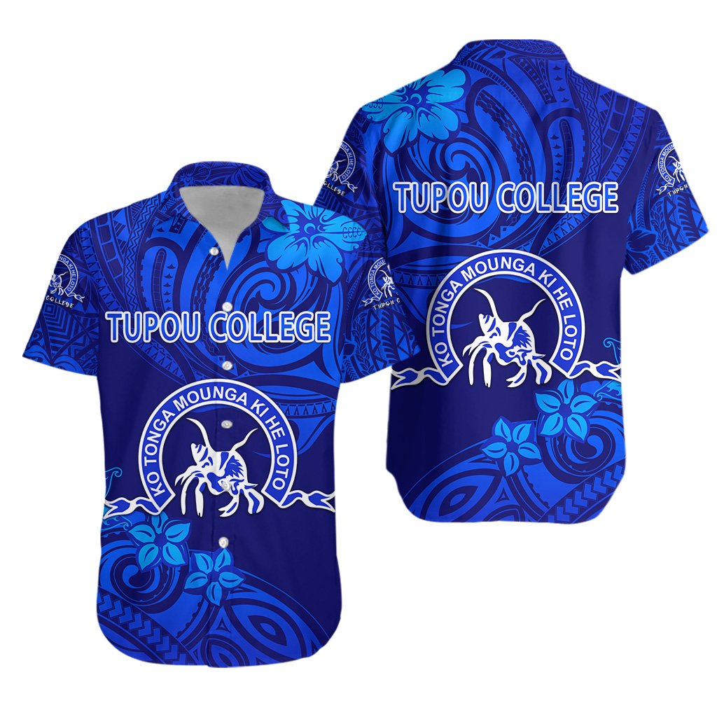 Kolisi Ko Tupou College Tonga Hawaiian Shirt Unique Vibes - Full Blue Unisex Blue - Polynesian Pride