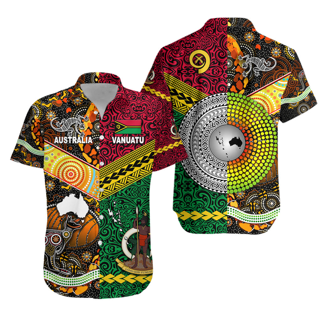Vanuatu And Australia Hawaiian Shirt Together LT8 - Polynesian Pride
