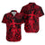 Hawaii Hula Girl Polynesian Matching Dress and Hawaiian Shirt Matching Couples Outfit Unique Style Red LT8 - Polynesian Pride