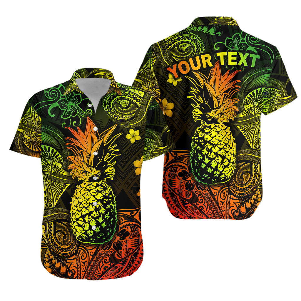 (Custom Personalised) Hawaii Pineapple Polynesian Hawaiian Shirt Unique Style - Reggae LT8 - Polynesian Pride