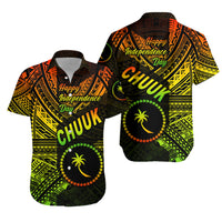 FSM Chuuk Hawaiian Shirt Happy Independence Day Original Vibes - Reggae LT8 Unisex Reggae - Polynesian Pride
