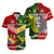 (Custom Personalised) Mate Ma'a Tonga Ngatu And Australia Kangaroos Aboriginal Hawaiian Shirt Rugby Together LT8 - Polynesian Pride