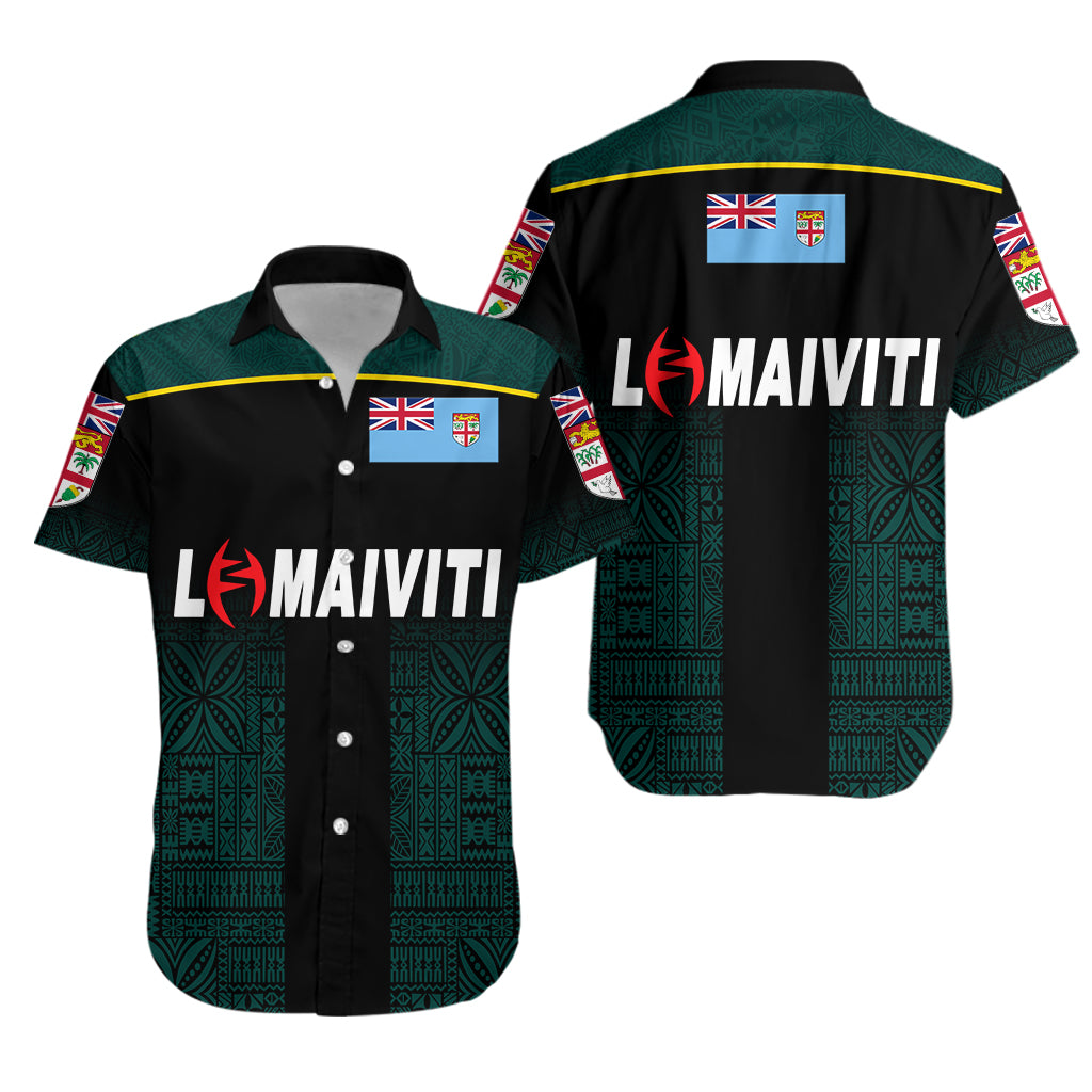 Fiji Lomaiviti Rugby Hawaiian Shirt Simple Vibes LT8 Unisex Green - Polynesian Pride