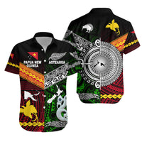 Polynesian Matching Hawaiian Shirt and Dress New Zealand Papua New Guinea Together Green LT8 - Polynesian Pride