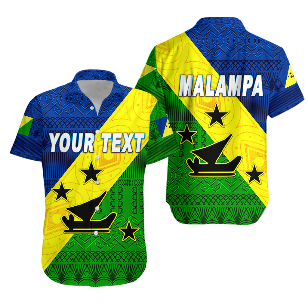 (Custom Personalised) Malampa Province Hawaiian Shirt Vanuatu Pattern Traditional Style LT8 Unisex Blue - Polynesian Pride