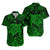 Hawaii Turtle Polynesian Matching Dress and Hawaiian Shirt Matching Couples Outfit Plumeria Flower Unique Style Green LT8 - Polynesian Pride