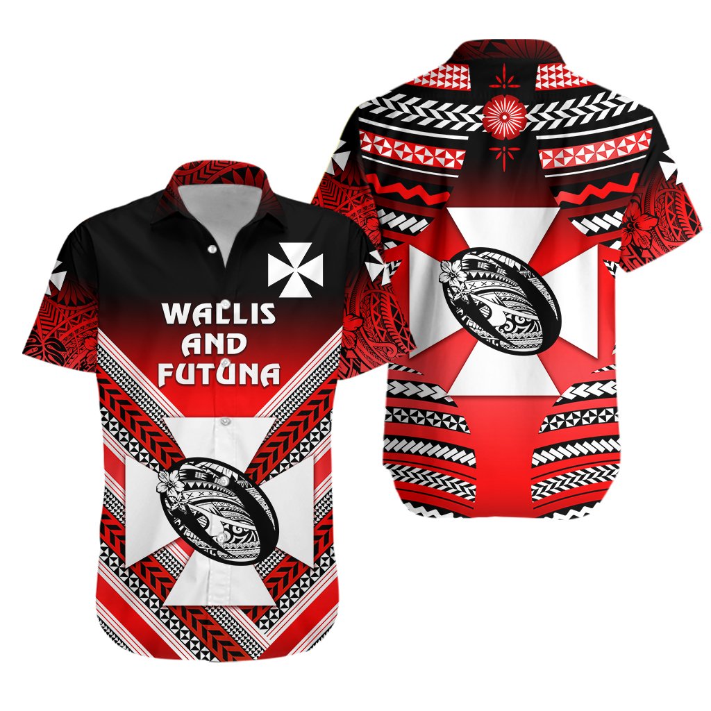 Wallis and Futuna Rugby Hawaiian Shirt Creative Style Unisex Red - Polynesian Pride