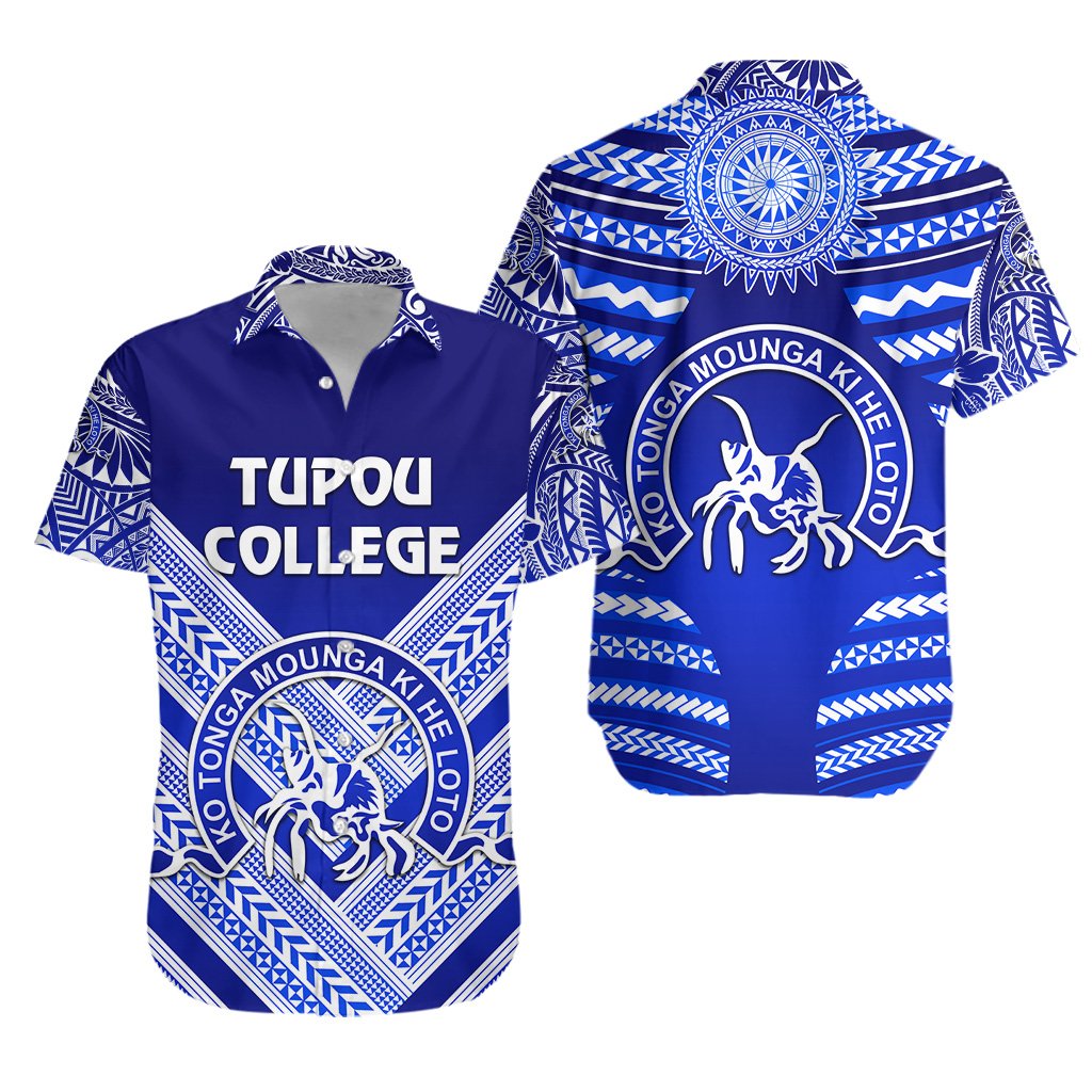 Kolisi Ko Tupou College Tonga Hawaiian Shirt Creative Style - Blue Unisex Blue - Polynesian Pride