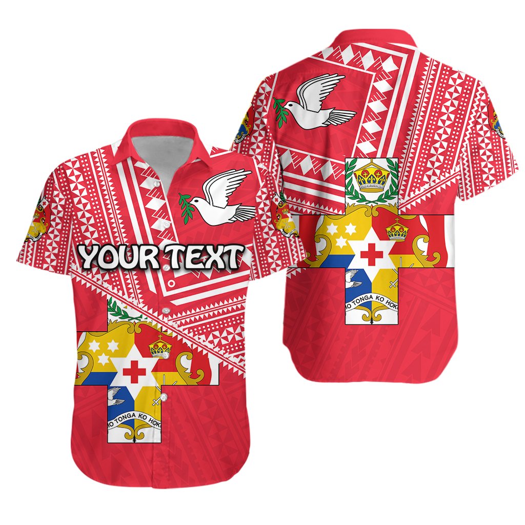 (Custom Personalised) Mate Ma'a Tonga Red Hawaiian Shirt Coat Of Arms Unisex Red - Polynesian Pride