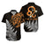 Leo Zodiac Style Maori Hawaiian Shirt Orange Lion LT13 Unisex Black - Polynesian Pride