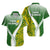 Cook Islands Rugby Hawaiian Shirt Confident Polynesian Unisex Green - Polynesian Pride