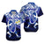 Manu Samoa Rugby Hawaiian Shirt Dab Trend Creative Unisex Blue - Polynesian Pride