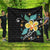 Hawaiian Aloha Plumeria Polynesian Premium Quilts - AH - AH Black - Polynesian Pride